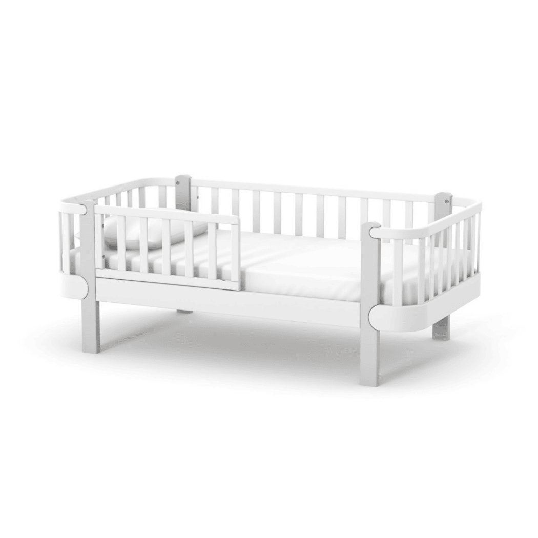 Postel pro Teenagery Zukko 160 Gekko Kids, Bílá / Šedá